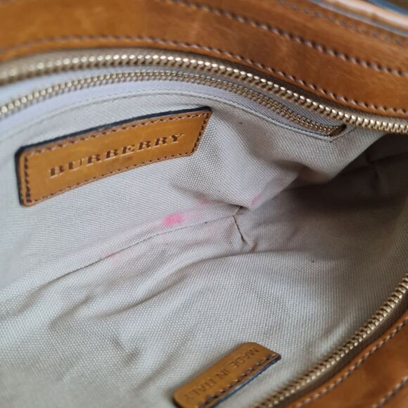 Burberry House Check Bridle Mini Parmoor Shoulder Bag Brown - Picture 12 of 16